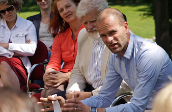 sportspreker op Papendal