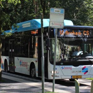 Bushalte op Papendal